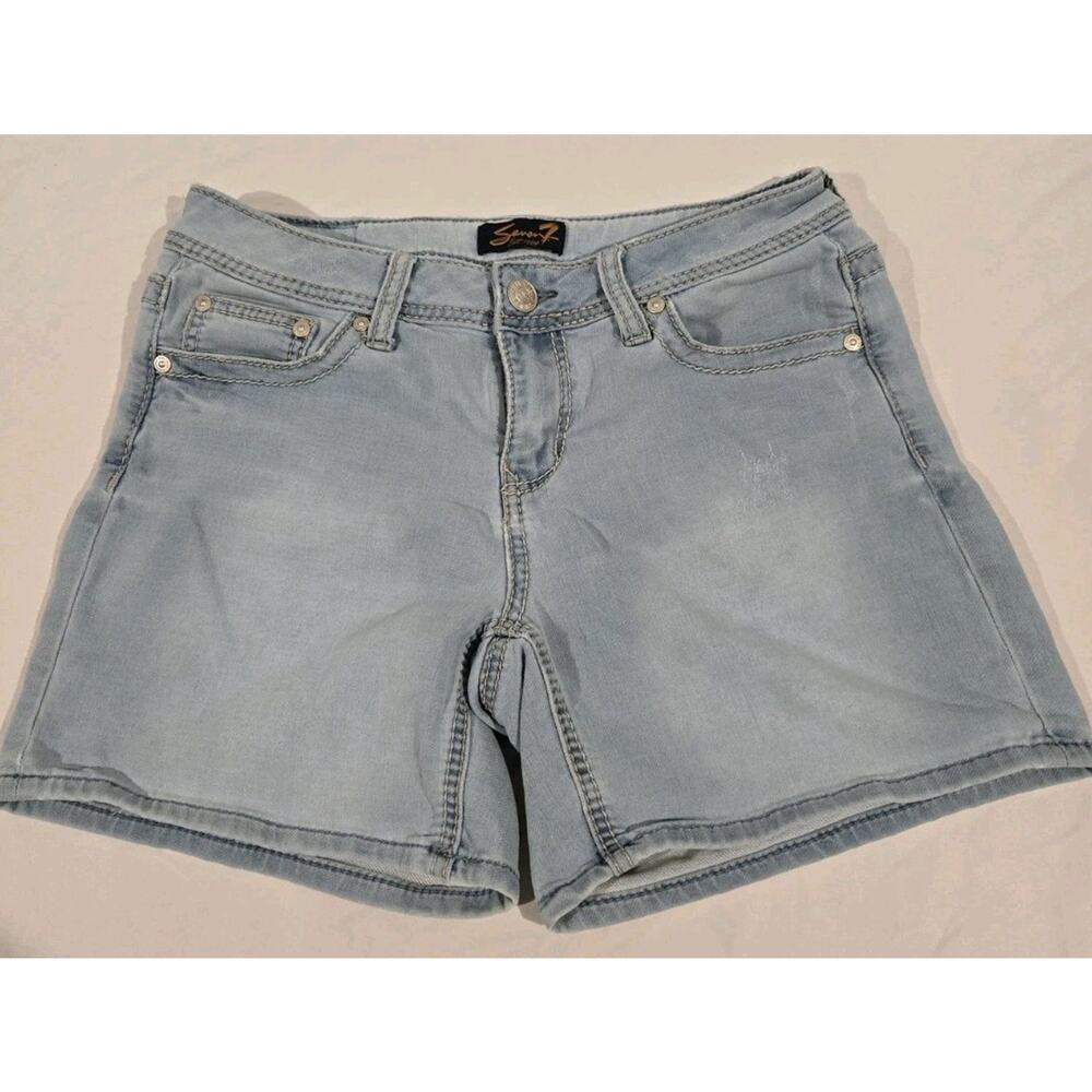 seven 7 jean Shorts Light Wash Womens Size 8
